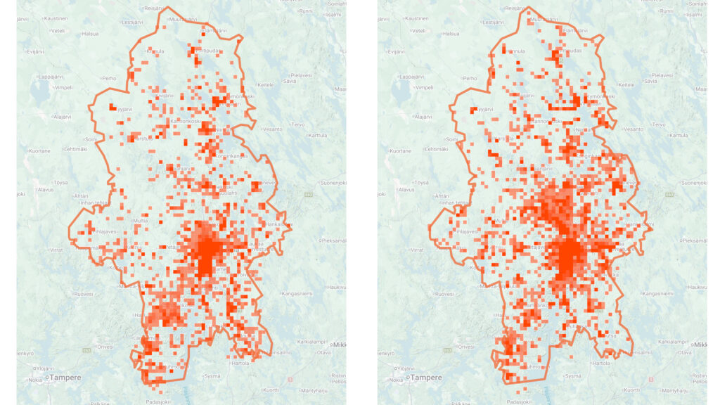 Lajihavainnot lisääntyivät maakunnassa 63 prosentilla, ja myös niiden alueellinen hajautuminen kasvoi selkeästi.